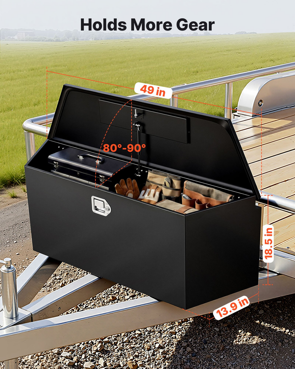Caja de herramientas para enganche de remolque TCGJX49151 | VEVOR