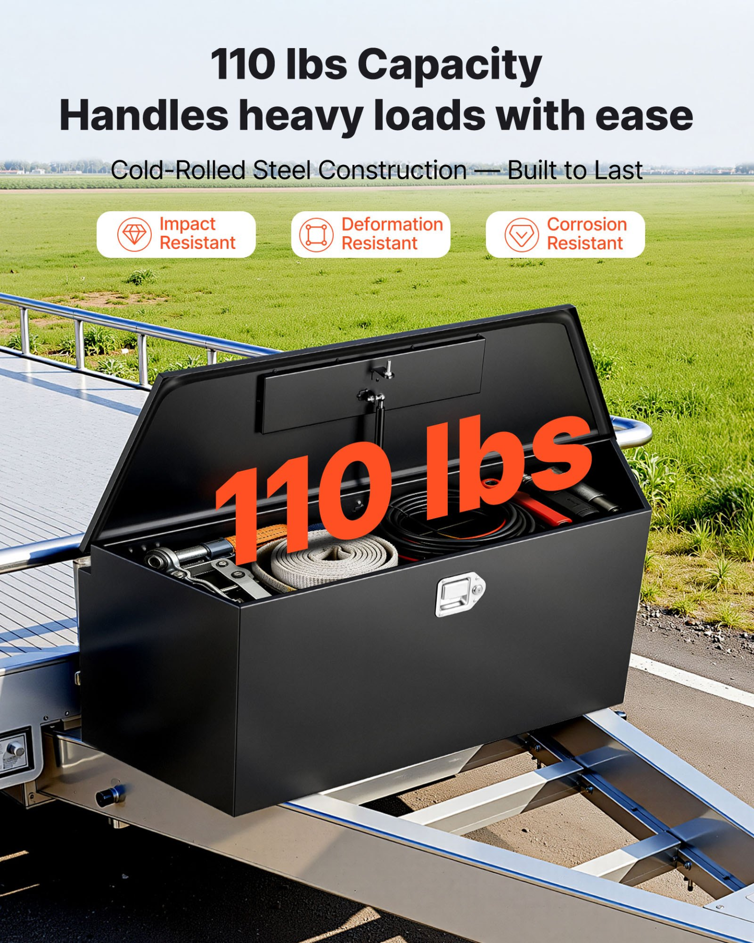 Caja de herramientas para enganche de remolque TCGJX49151 | VEVOR