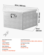 Caja de herramientas para enganche de remolque | VEVOR