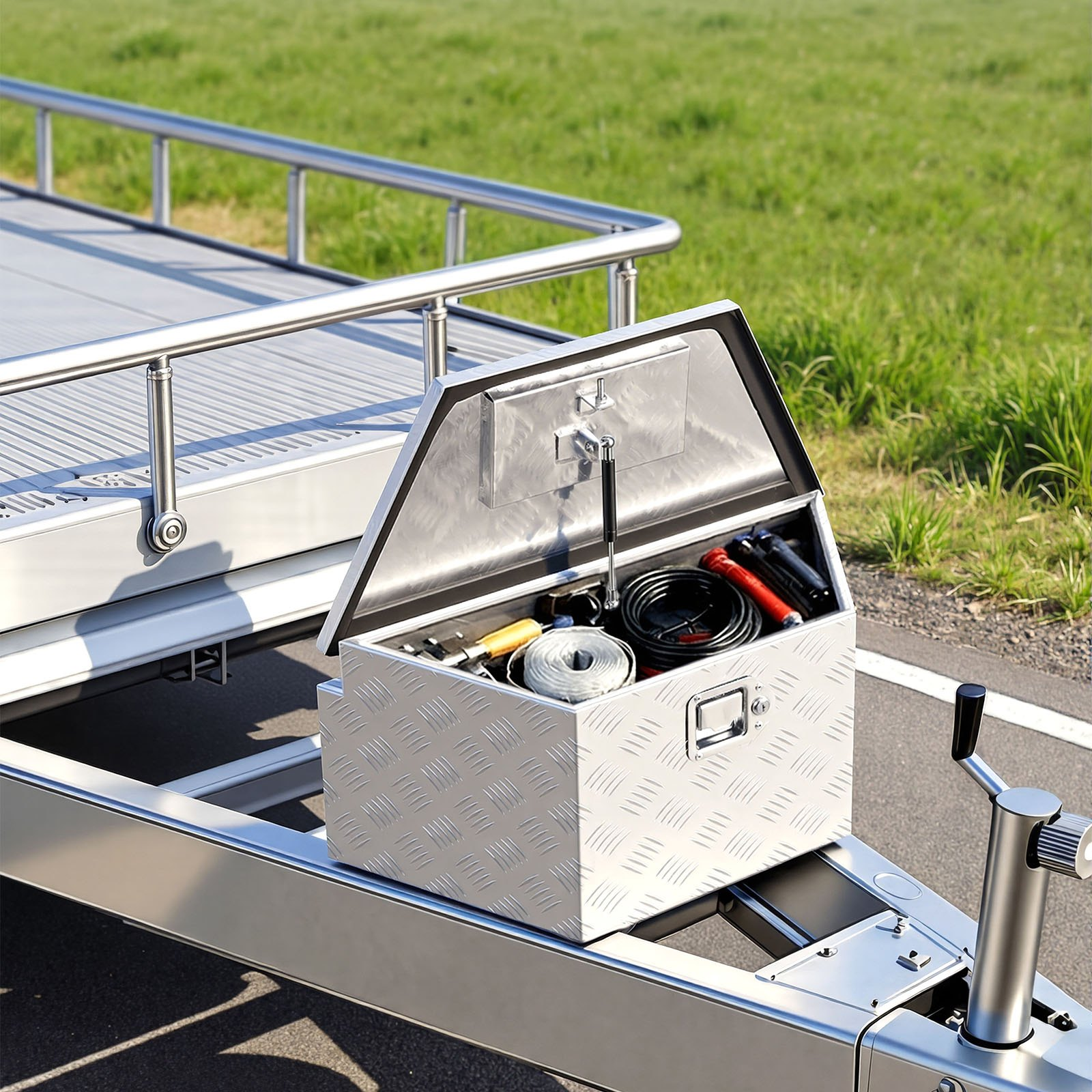 Caja de herramientas para enganche de remolque | VEVOR