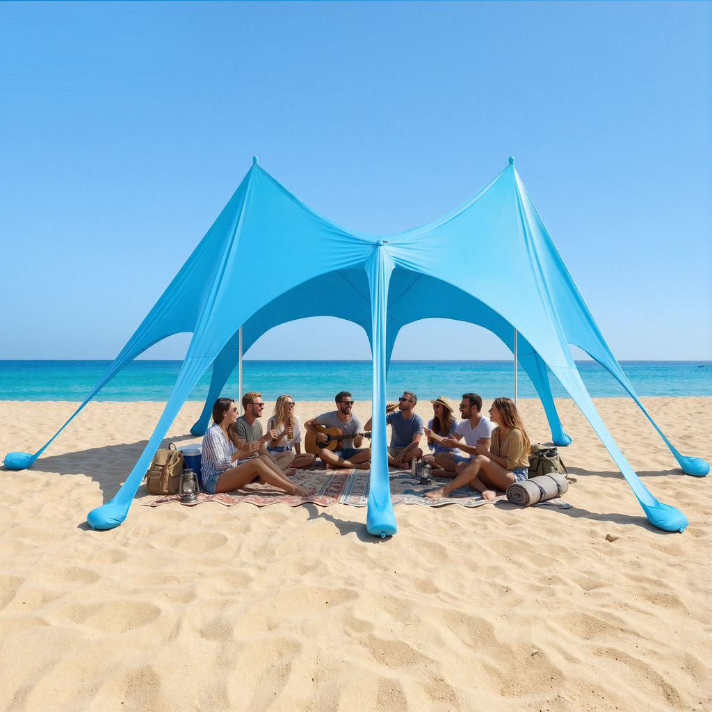 Miniatura del producto Tienda de playa con protección | VEVOR