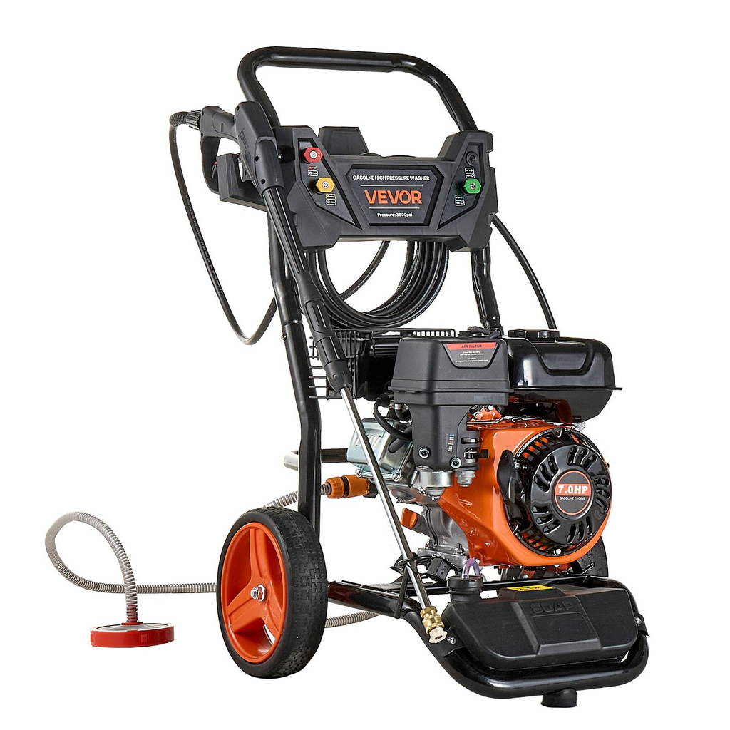 Hidrolavadora a gasolina de 3600 PSI y 2.6 GPM máximo | VEVOR