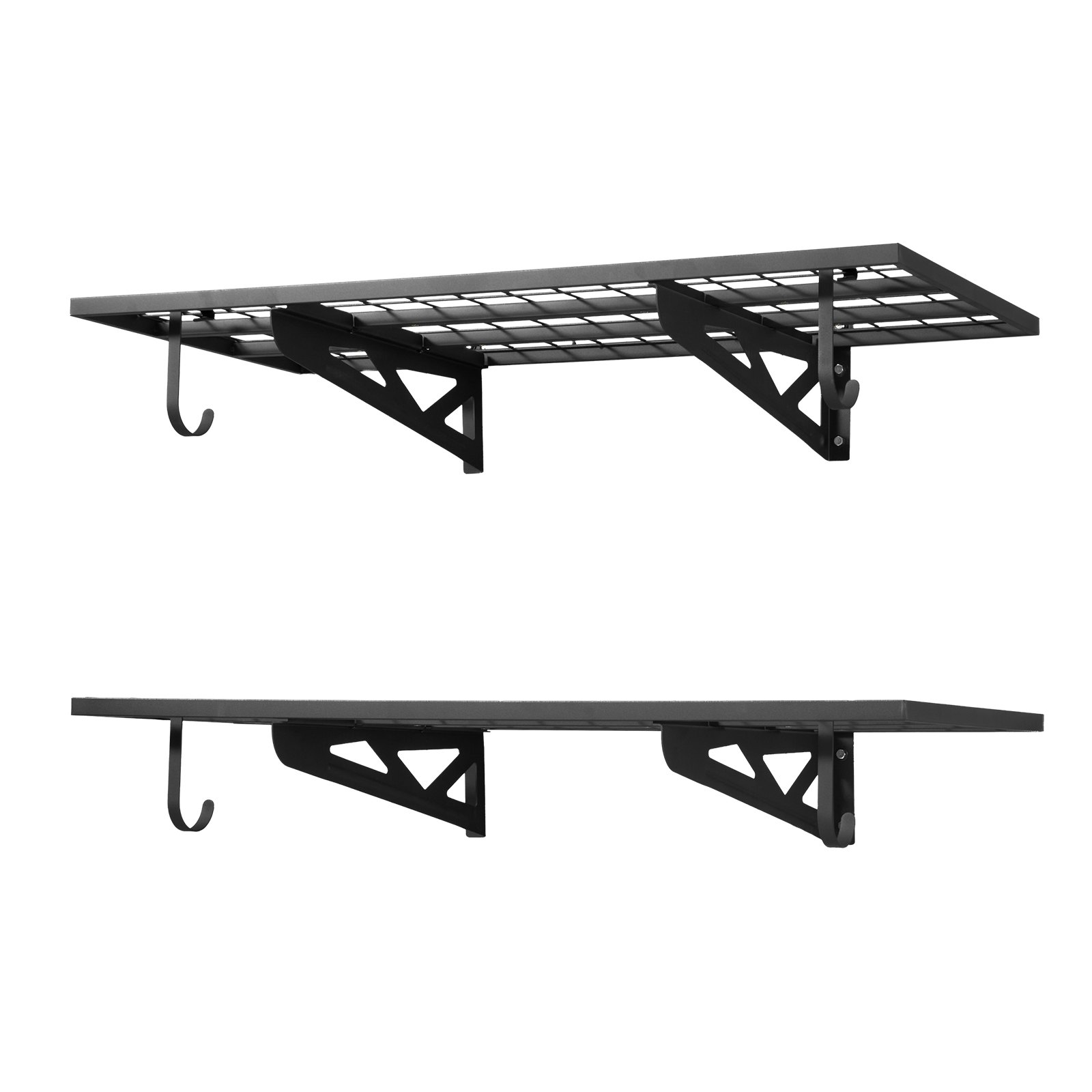 Estantería de pared para garaje de 2 niveles y alta | VEVOR