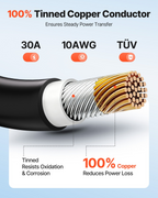 Cable para paneles solares, kit | VEVOR