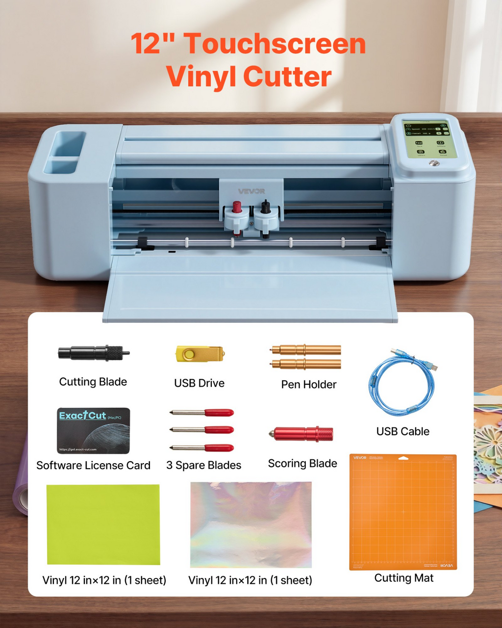 Máquina de corte de vinilo, 12 pulgadas | VEVOR