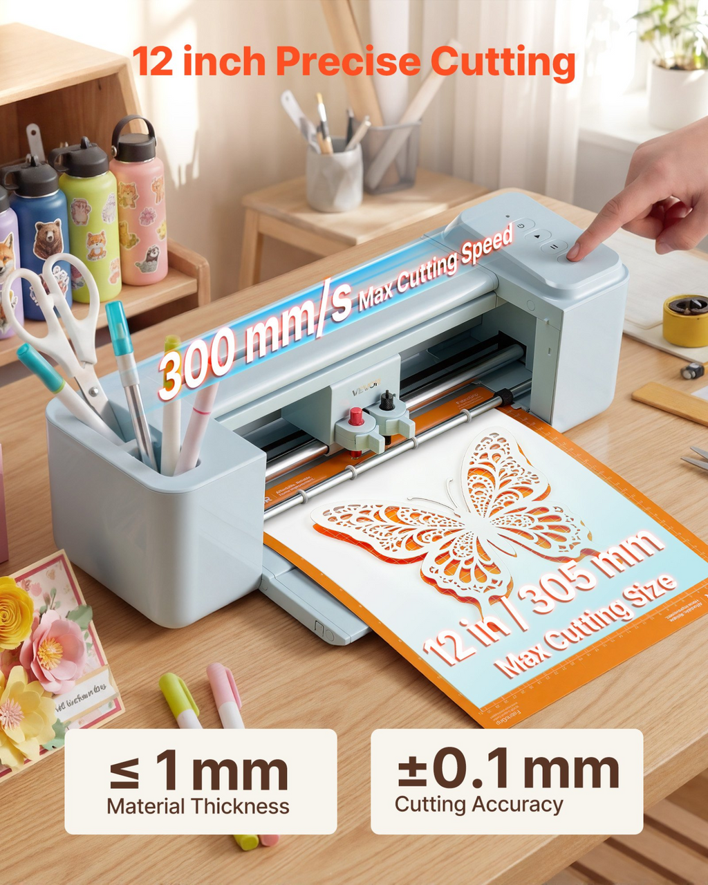 Máquina de corte de vinilo, 30 cm | VEVOR