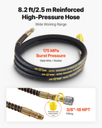 Bomba hidráulica eléctrica, 750 W, 10 000 PSI | VEVOR