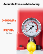 Bomba hidráulica eléctrica, 750 W, 10 000 PSI, 120 V | VEVOR