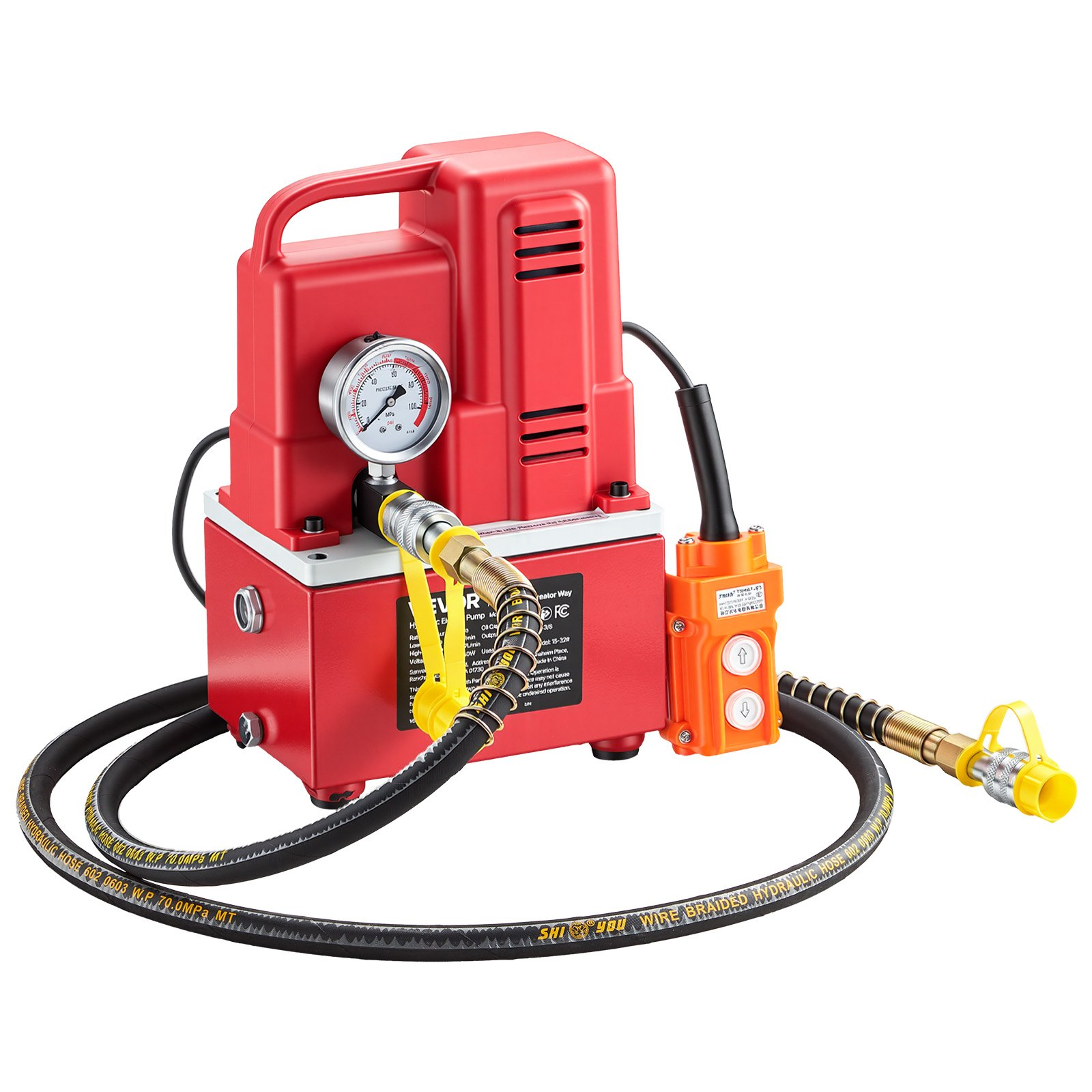 Bomba hidráulica eléctrica, 750 W, 10 000 PSI, 120 V | VEVOR