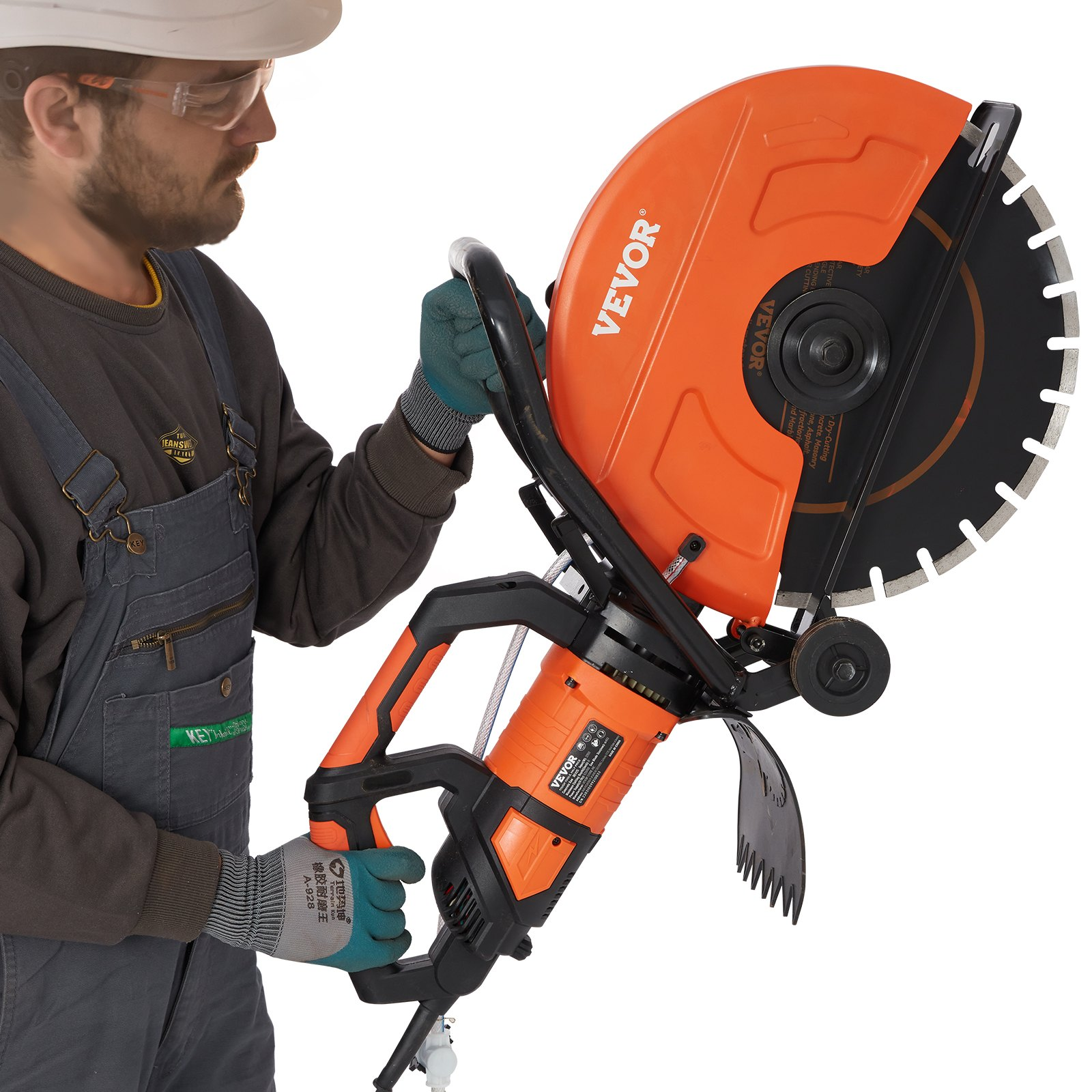Sierra circular eléctrica para hormigón de 40 cm (16") | VEVOR