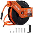Carrete de manguera de aire retráctil KFSKQRGJ50 | VEVOR