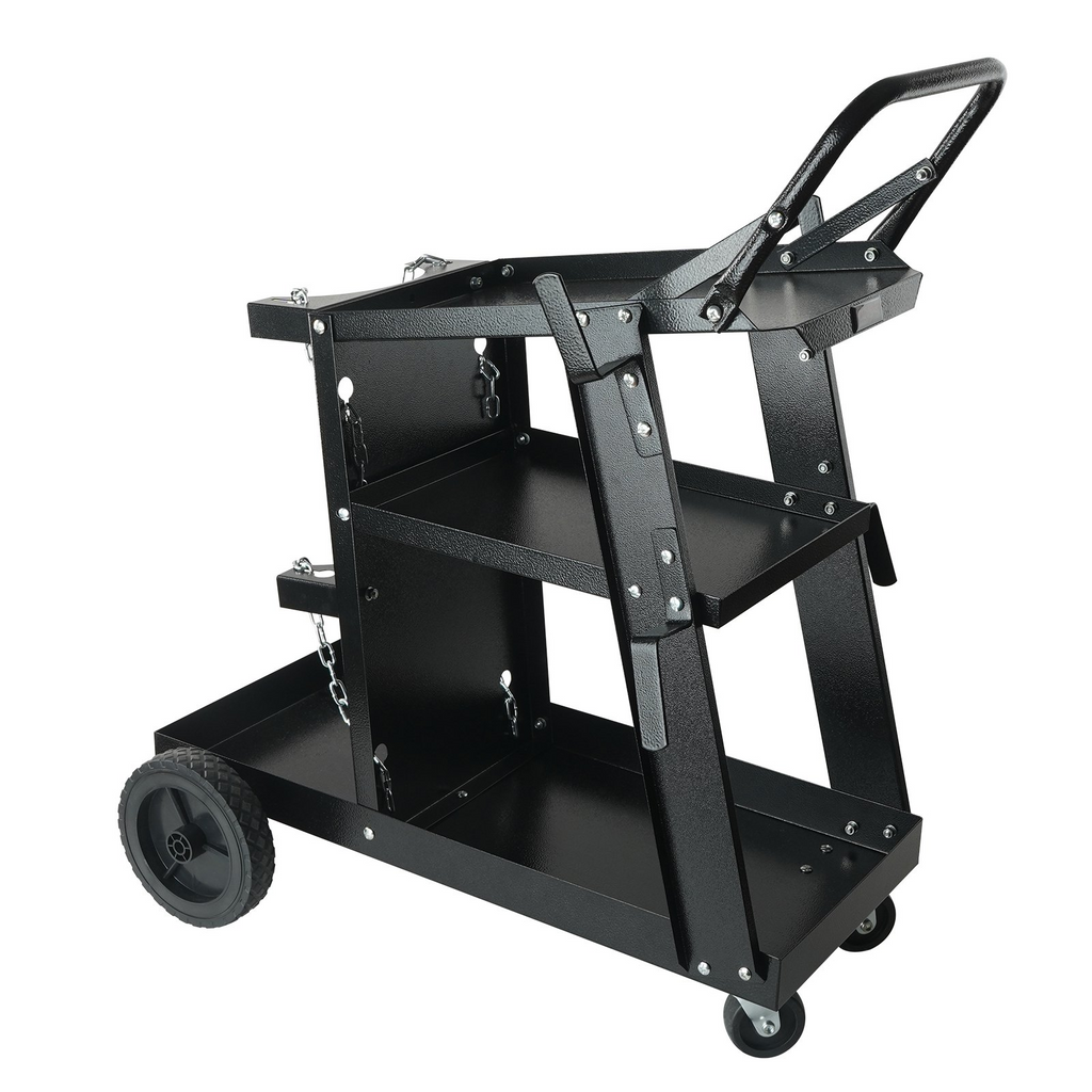 Carro de soldadura de 3 niveles, con capacidad de 181 kg | VEVOR