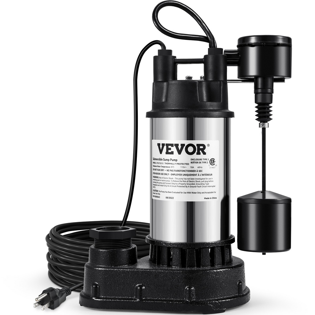 Bomba sumergible de 1, 5 HP | VEVOR