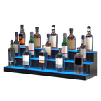 Expositor de botellas de licor con iluminación LED, 101,6 cm | VEVOR