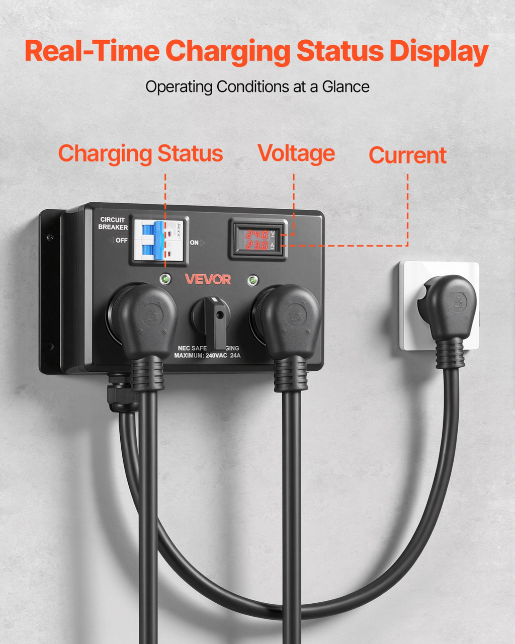 Interruptor de carga manual para vehículos eléctricos | VEVOR