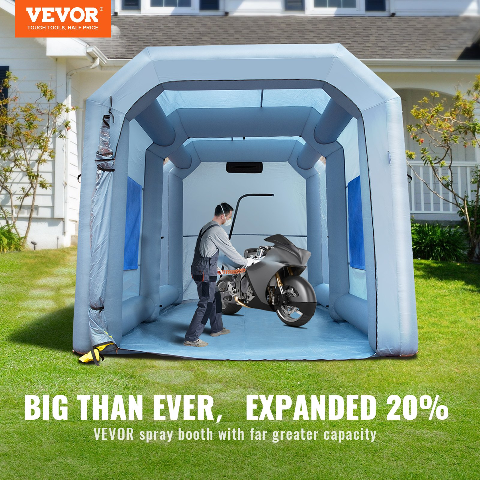 Cabina de pintura inflable | VEVOR