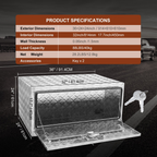 Caja de herramientas para debajo de la carrocería, 61 cm | VEVOR