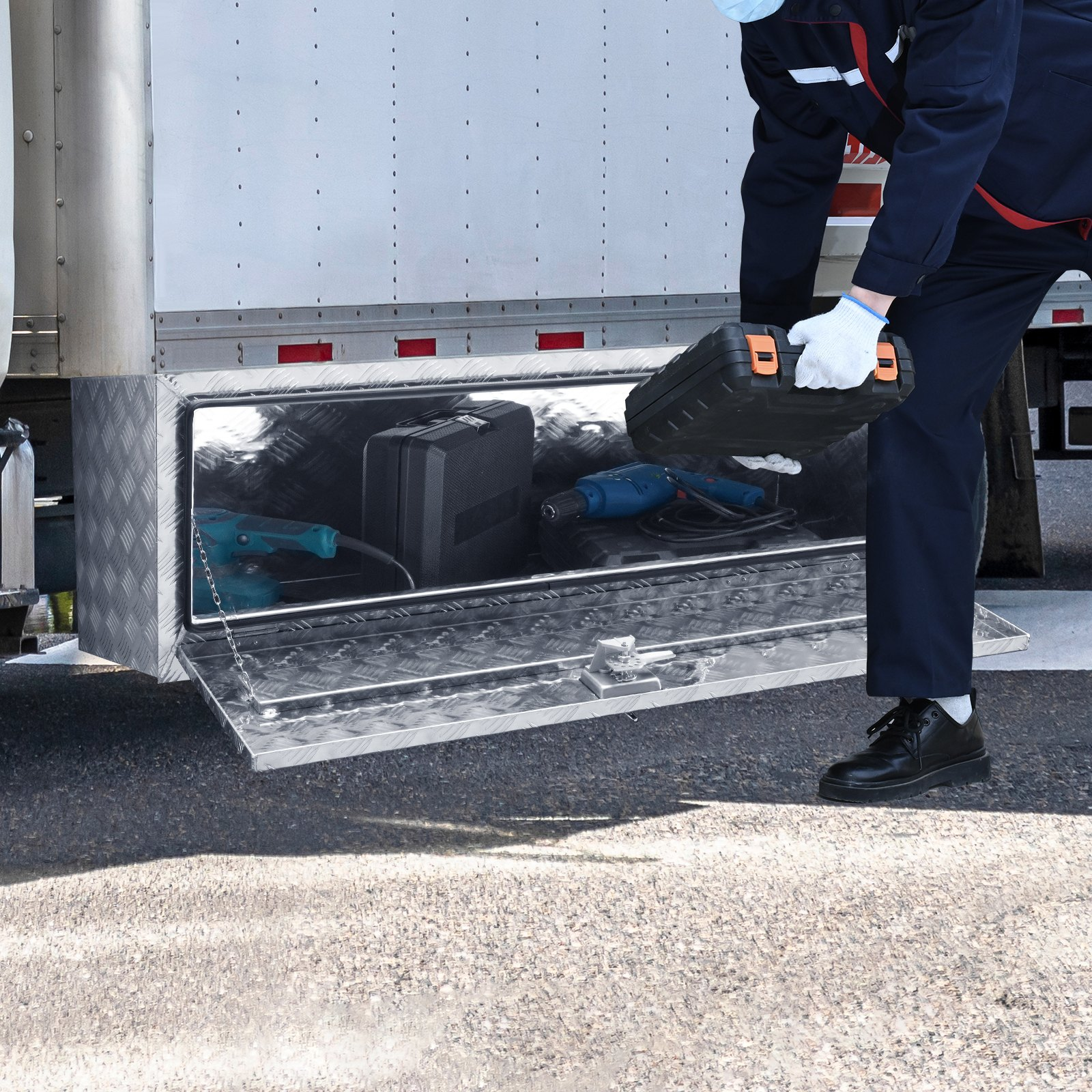Caja de herramientas para debajo de la carrocería CDK601718I | VEVOR