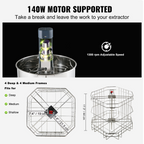 Extractor de miel eléctrico centrifugadora de miel de 4/8 | VEVOR