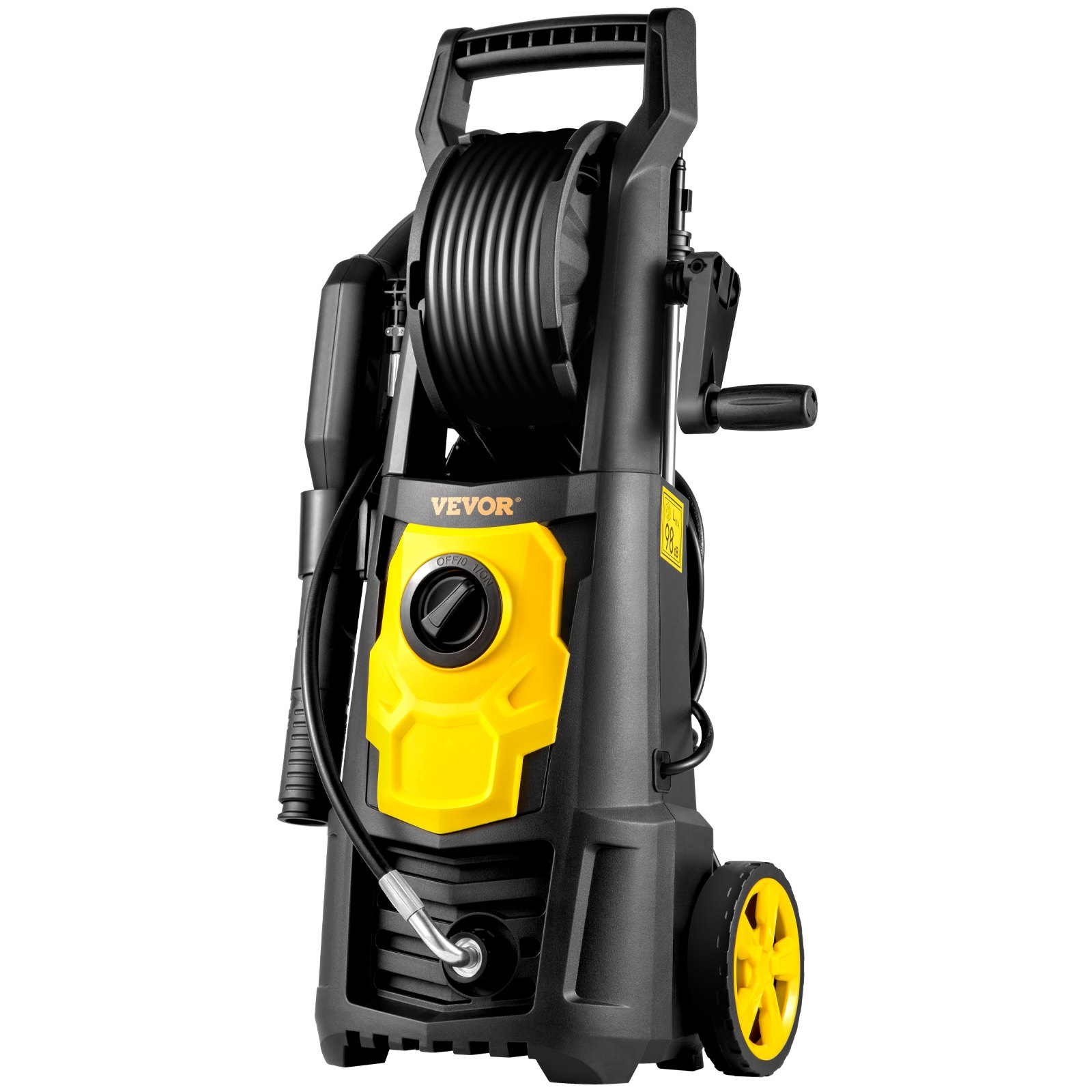 Hidrolavadora eléctrica, 2000 PSI, caudal máximo | VEVOR