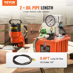 Bomba hidráulica eléctrica, 10 000 PSI, 750 W, 488 in | VEVOR