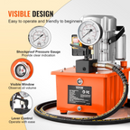 Bomba hidráulica eléctrica, 10 000 PSI, 750 W, 110 V | VEVOR