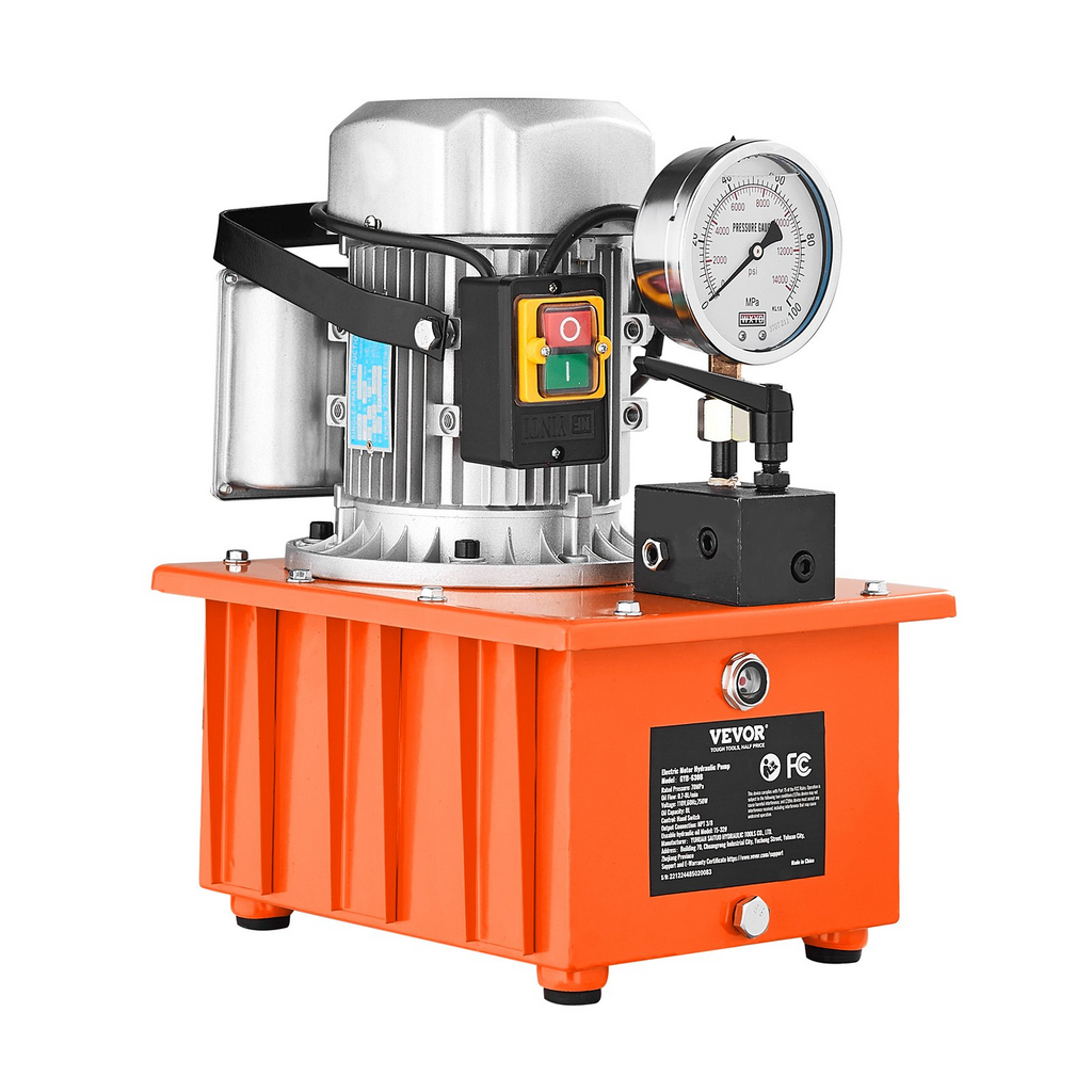 Bomba hidráulica eléctrica, 10 000 PSI, 750 W, 110 V | VEVOR
