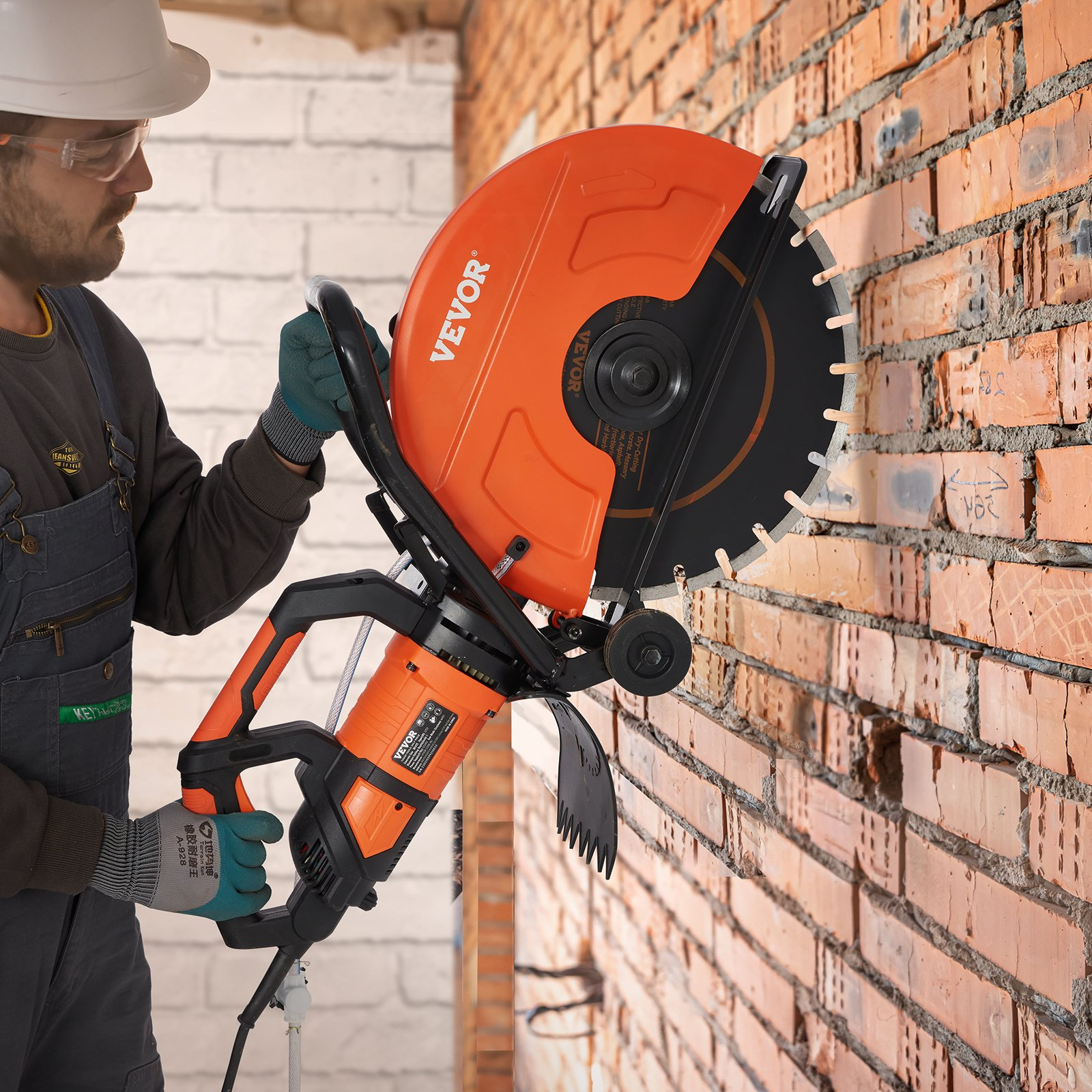 Sierra circular eléctrica para hormigón de 40 cm (16") | VEVOR
