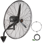 Ventilador de pared con nebulizador, 76 cm (30 pulgadas) | VEVOR