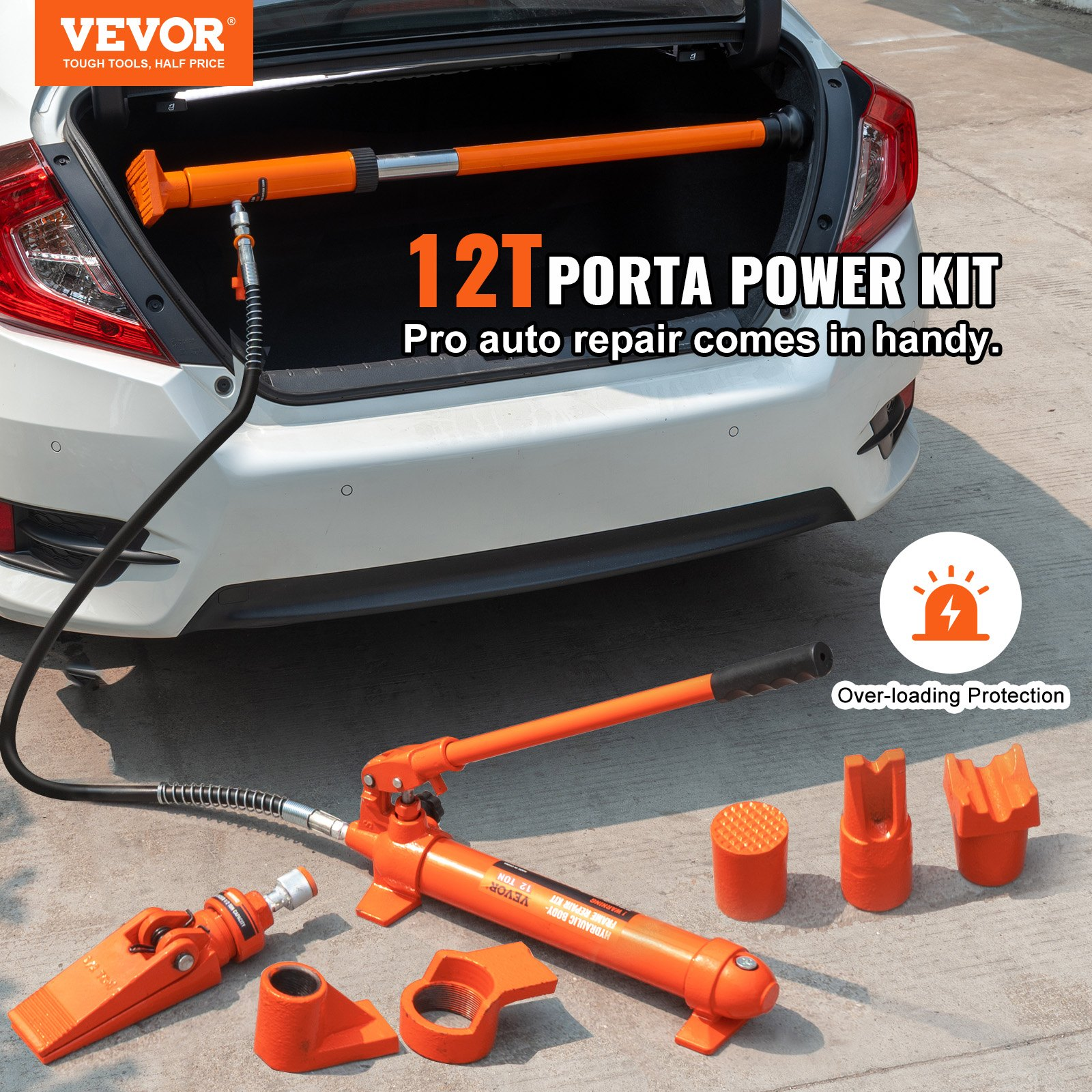 Kit de potencia portátil de 12 toneladas | VEVOR