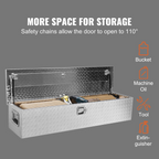 Caja de herramientas de aluminio resistente para caja LCZXG48X15 | VEVOR
