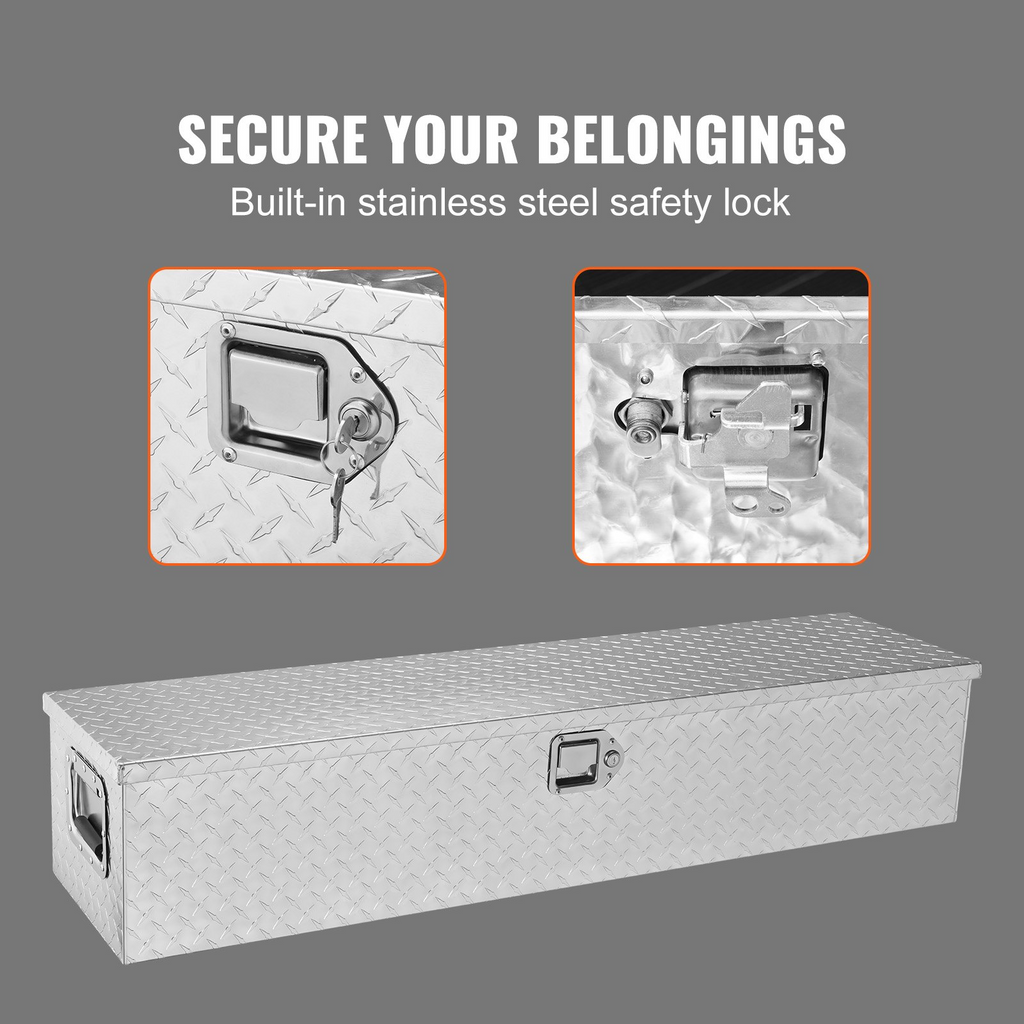 Caja de herramientas de aluminio resistente para caja LCZXG48X15 | VEVOR
