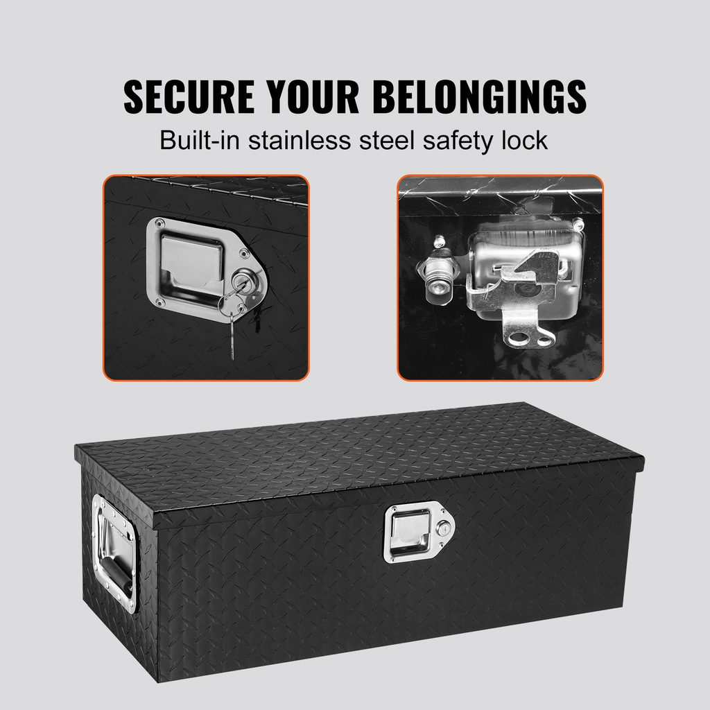 Caja de herramientas de aluminio resistente para caja LCZXG30X13 | VEVOR