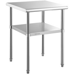 Mesa de preparación de acero inoxidable | VEVOR