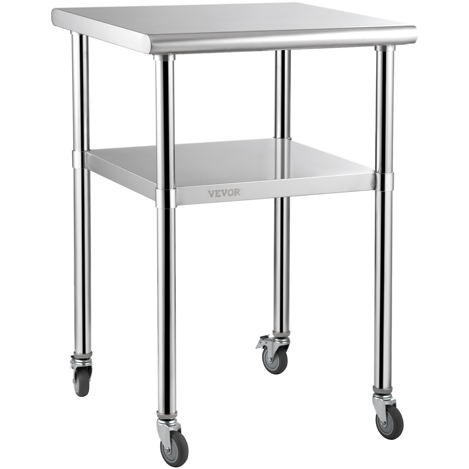 Mesa de preparación de acero inoxidable | VEVOR