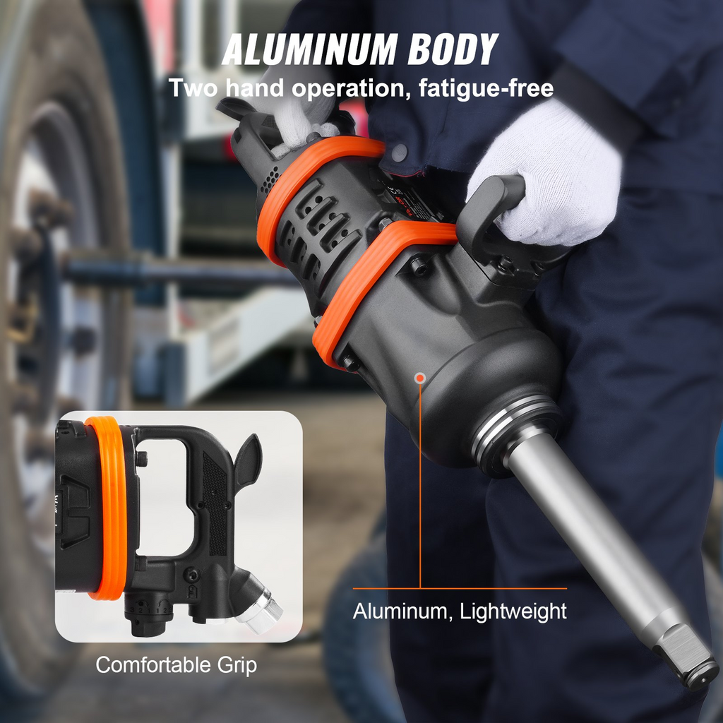 Llave de impacto neumática de 1 pulgada, hasta 5175 ft-lbs | VEVOR