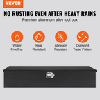 Caja de herramientas de aluminio resistente para caja LCZXG48X15 | VEVOR