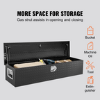 Caja de herramientas de aluminio resistente para caja LCZXG48X15 | VEVOR
