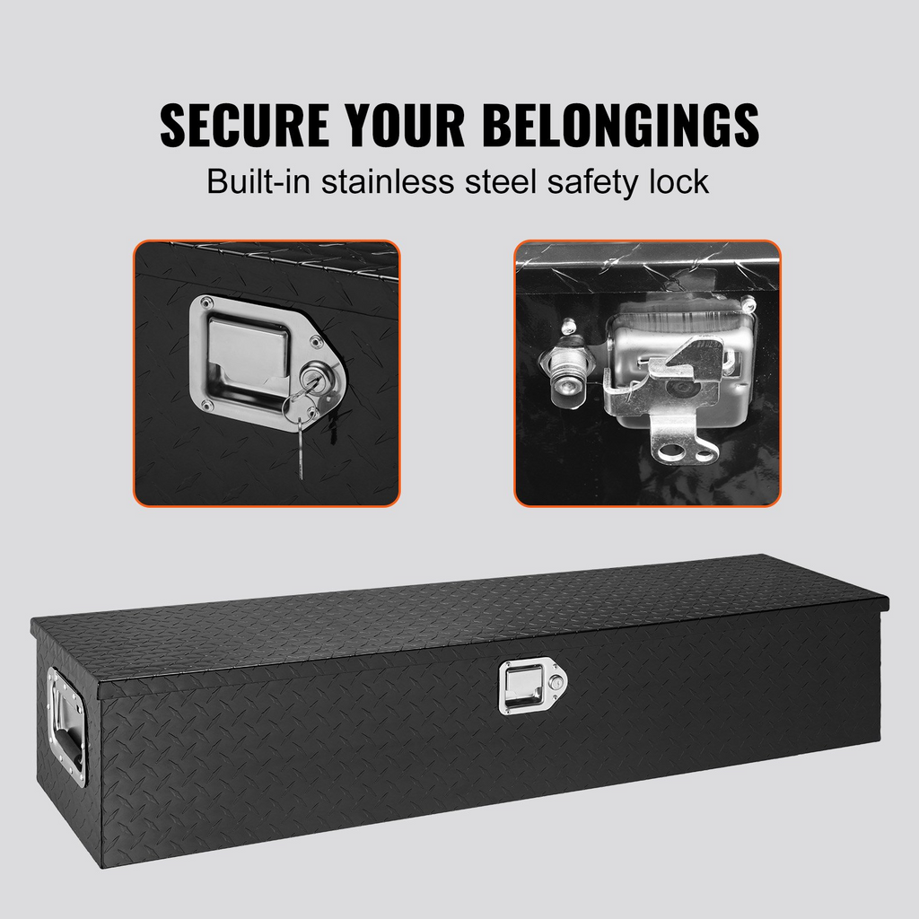 Caja de herramientas de aluminio resistente para caja LCZXG48X15 | VEVOR