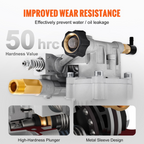 Bomba para hidrolavadora, eje horizontal de 3/4" | VEVOR