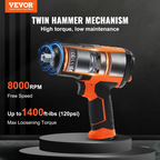 Llave de impacto neumática de 1/2 pulgada | VEVOR