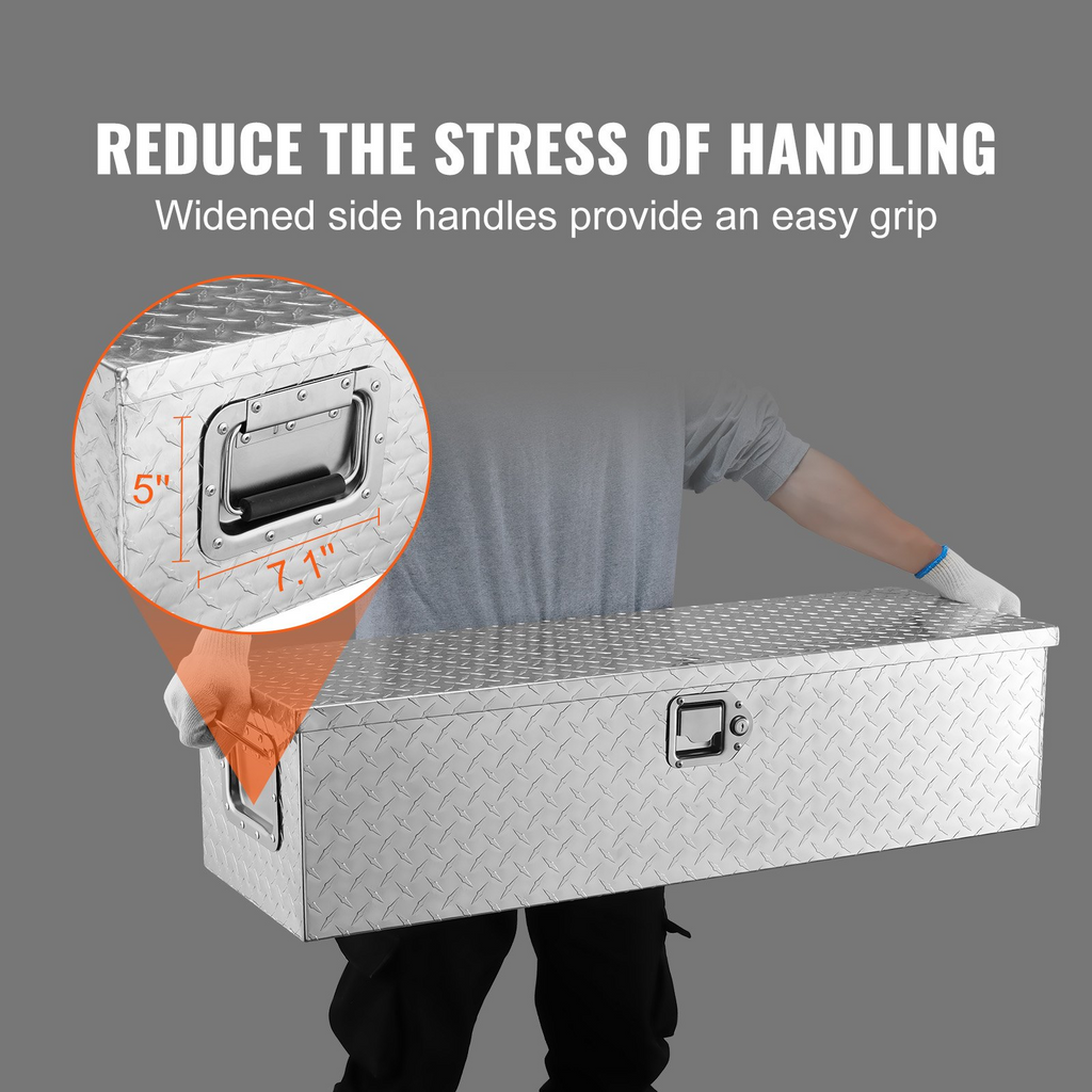 Caja de herramientas de aluminio resistente para caja LCZXG39X13 | VEVOR
