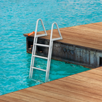 Escalera de muelle, 4 peldaños desmontables