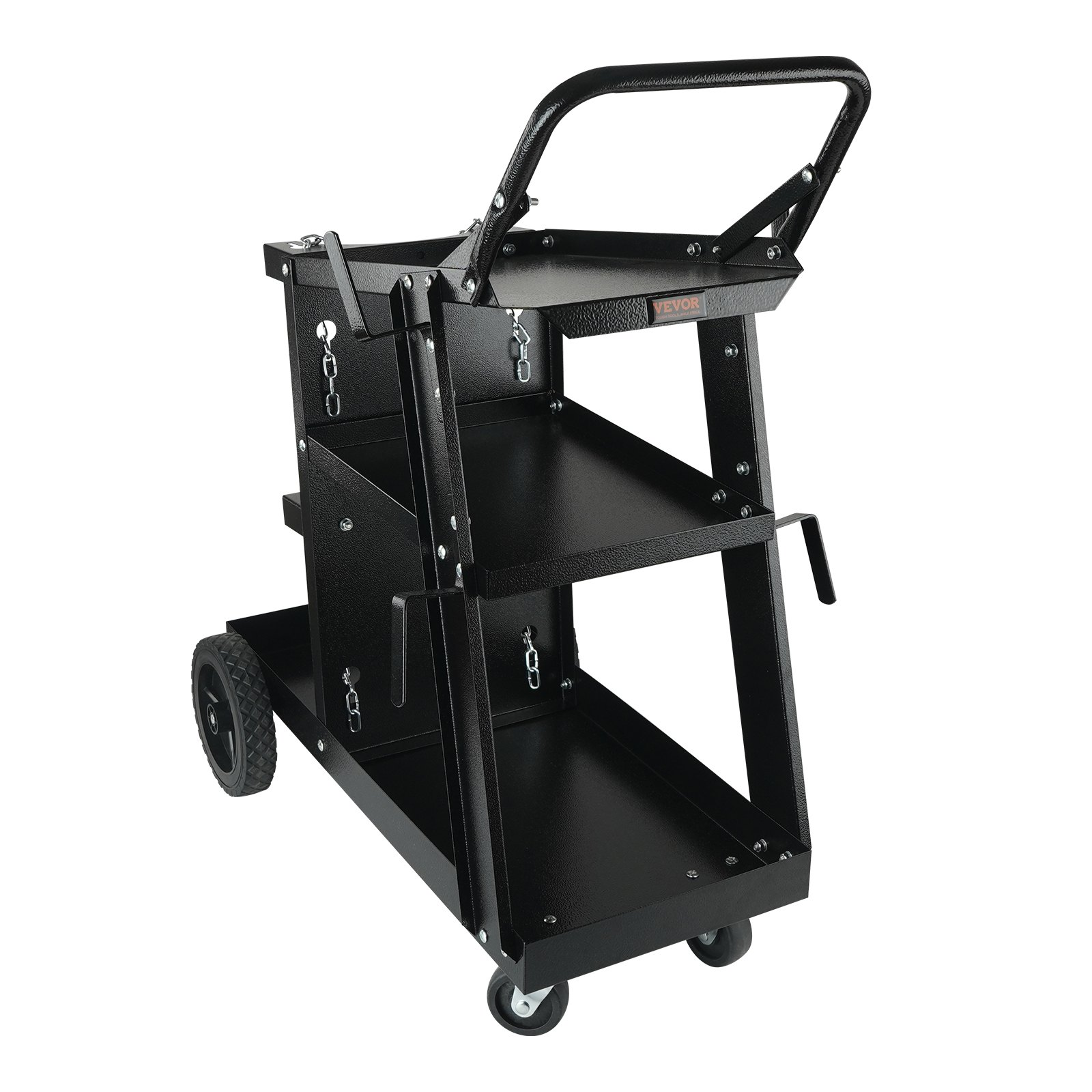 Carro de soldadura de 3 niveles, con capacidad de 181 kg | VEVOR