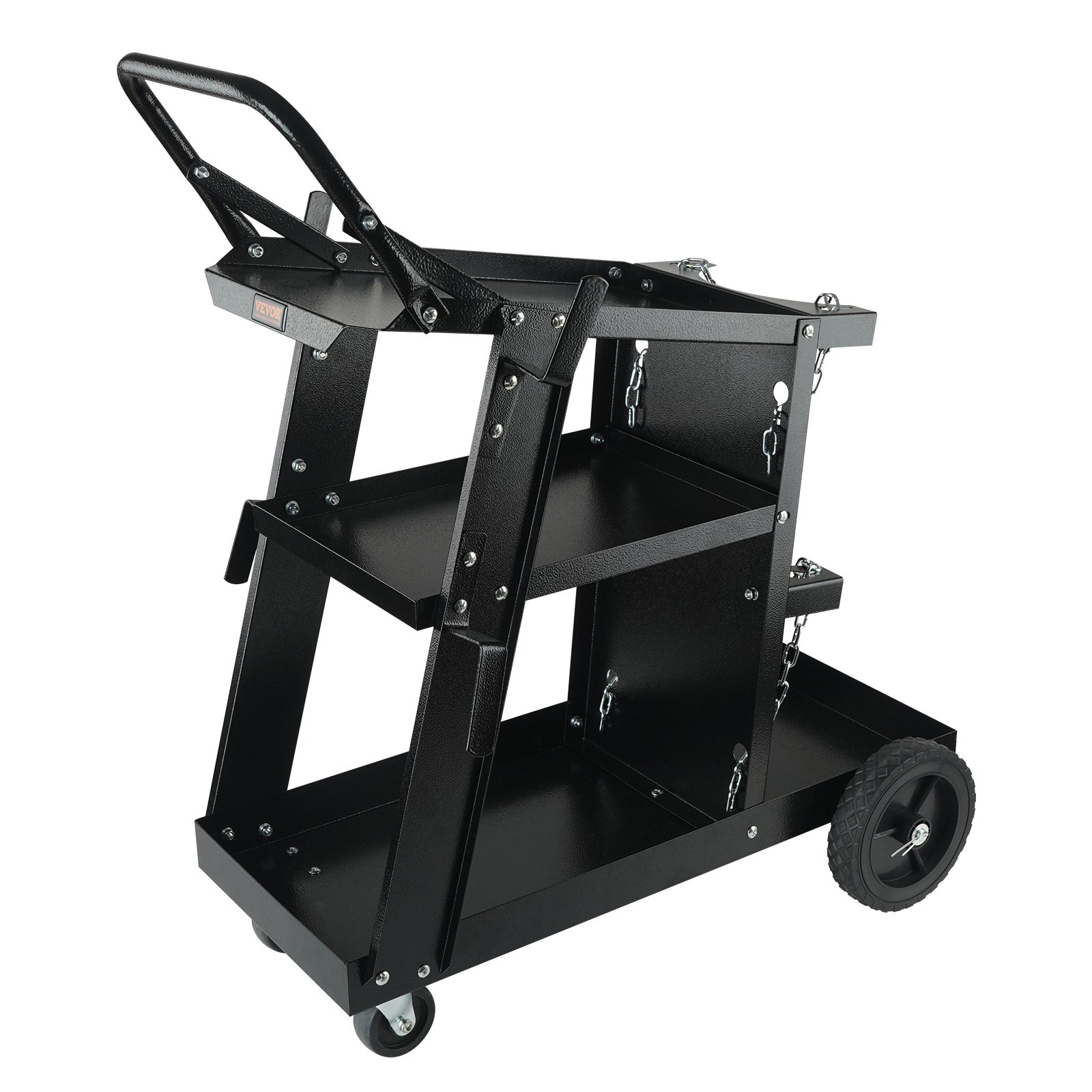 Carro de soldadura de 3 niveles, con capacidad de 181 kg | VEVOR