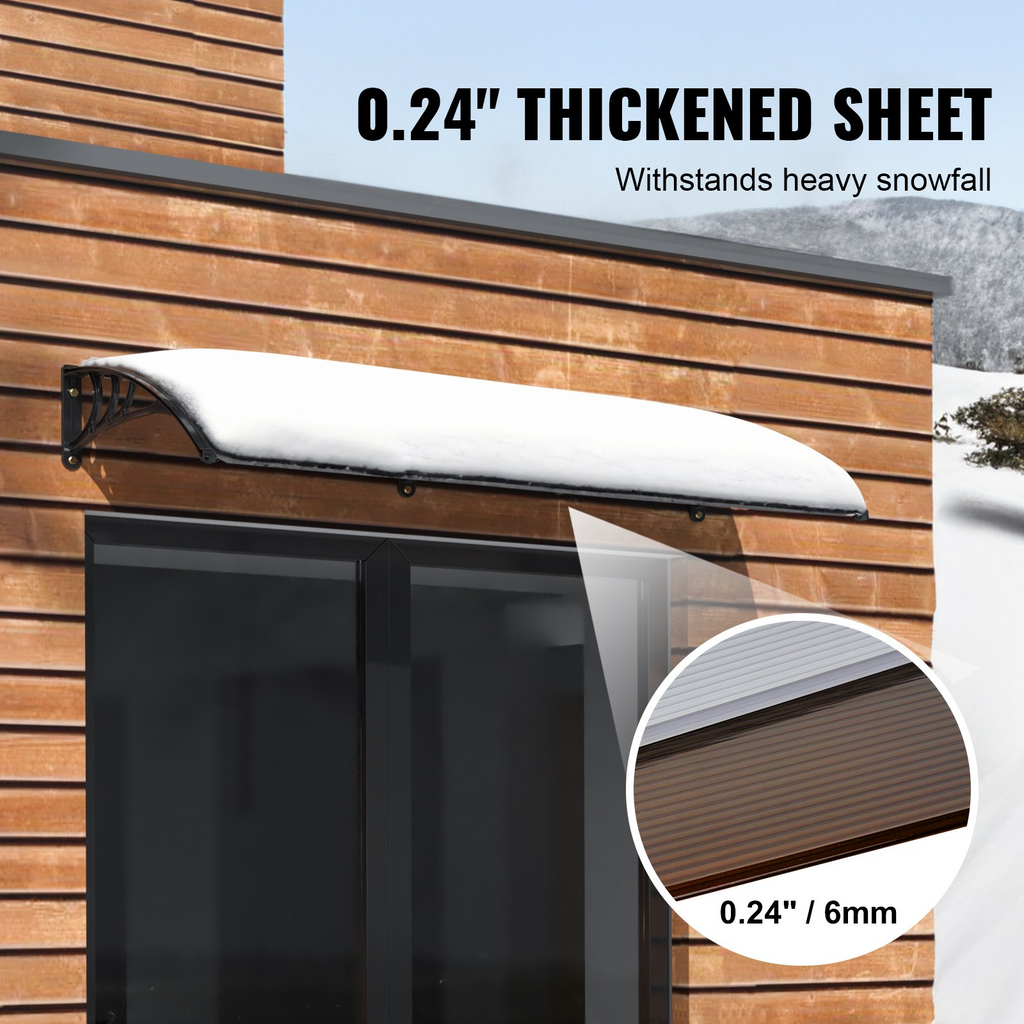 Toldo para puertas y ventanas de 203 x 101 cm | VEVOR