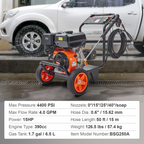 Hidrolavadora, 4400 PSI, 4.0 GPM | VEVOR