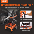 Mesa elevadora hidráulica para motocicletas | VEVOR