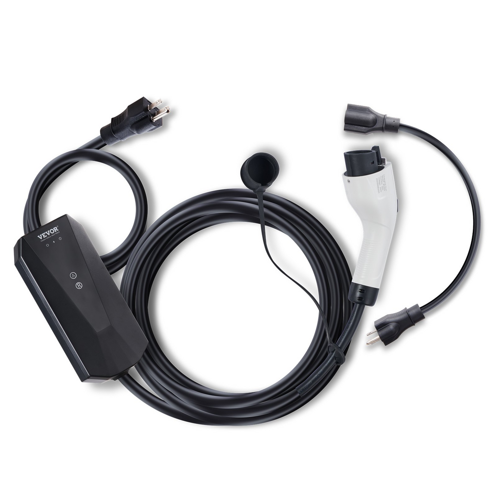 Cargador portátil para vehículos eléctricos Nivel 1+2 | VEVOR