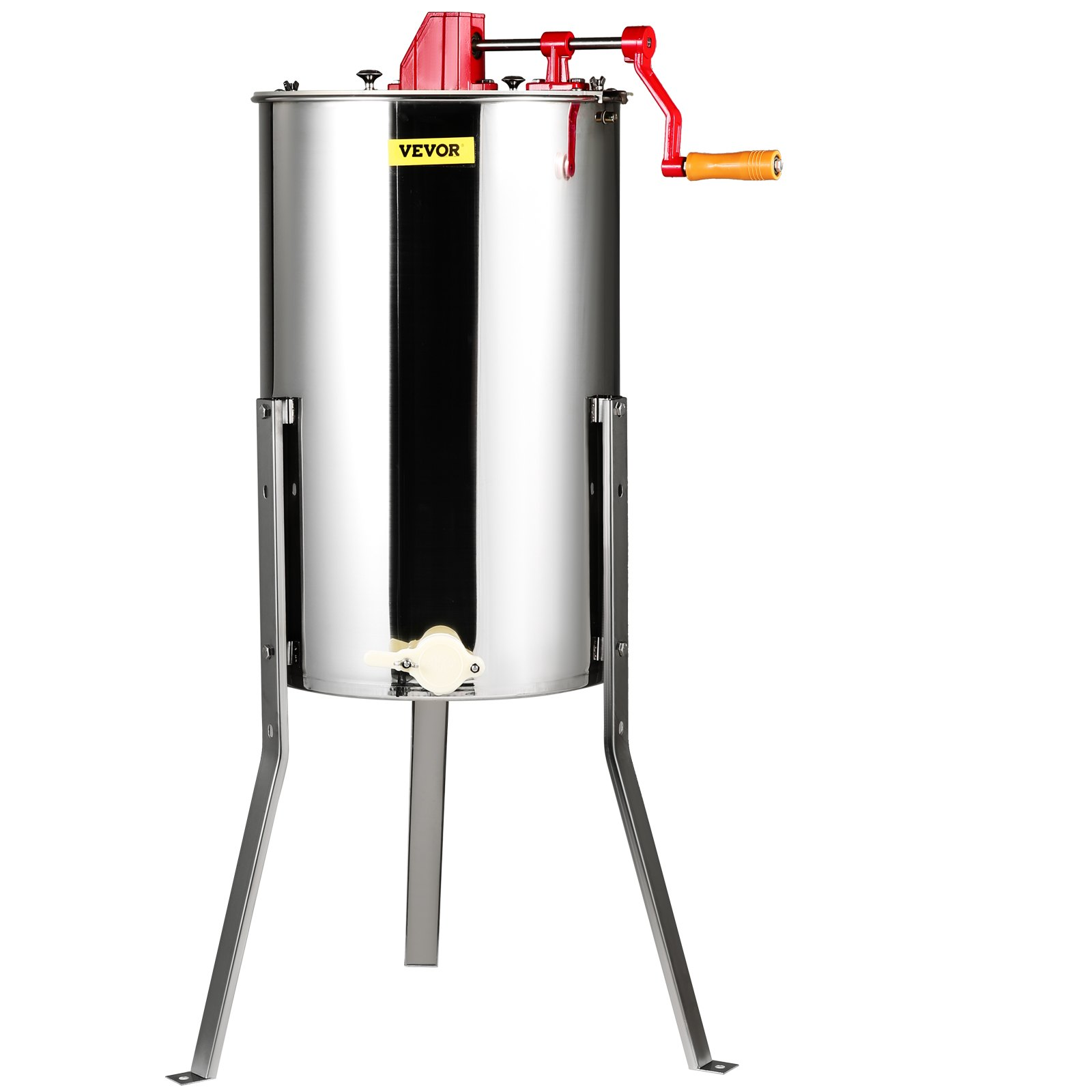 Extractor de miel manual, extractor de miel de 3 cuadros | VEVOR